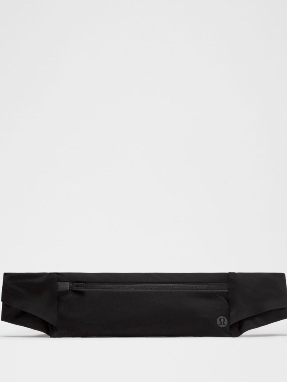 lululemon athletica Black Waist Pack with Front Zipper